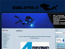Tablet Screenshot of diver.lt
